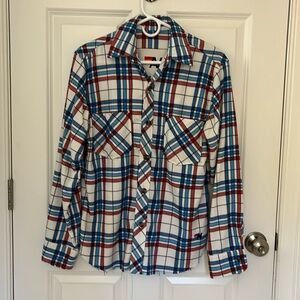 RARE Aviator Nation Plaid Flannel Lightweight Western Shirt (Plaid, Unisex-S)